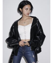 GYDA | FRONTホック コルセットデザインビスチェ(キャミソール)