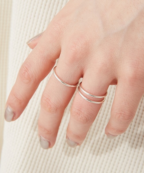 ear PAPILLONNER（イアパピヨネ）の「（WEB限定）スターリングシルバーシンプルリング（リング・レディース・シルバー系その他5/ゴールド系その他3・9/11/13/15 ）」の20枚目の写真
