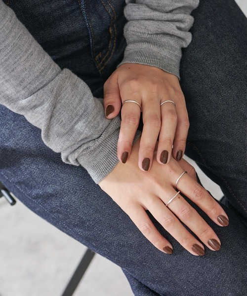 ear PAPILLONNER（イアパピヨネ）の「（WEB限定）スターリングシルバーシンプルリング（リング・レディース・シルバー系その他5/ゴールド系その他3・9/11/13/15 ）」の18枚目の写真