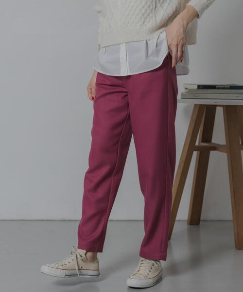 URBAN RESEARCH Sonny Label(アーバンリサーチサニーレーベル)の「TRカラーストレートパンツ(その他パンツ・レディース・ブラック/ブルー/ピンク・36/38)」の4枚目の写真