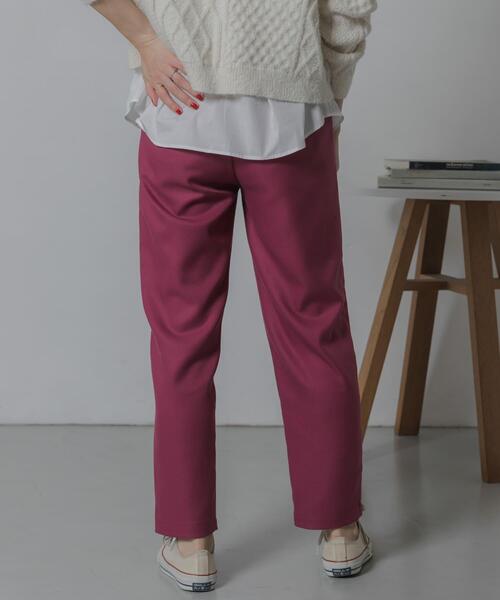URBAN RESEARCH Sonny Label(アーバンリサーチサニーレーベル)の「TRカラーストレートパンツ(その他パンツ・レディース・ブラック/ブルー/ピンク・36/38)」の5枚目の写真