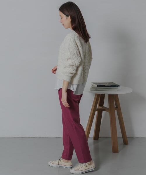 URBAN RESEARCH Sonny Label(アーバンリサーチサニーレーベル)の「TRカラーストレートパンツ(その他パンツ・レディース・ブラック/ブルー/ピンク・36/38)」の8枚目の写真