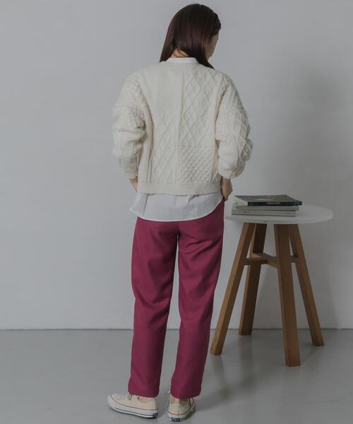 URBAN RESEARCH Sonny Label(アーバンリサーチサニーレーベル)の「TRカラーストレートパンツ(その他パンツ・レディース・ブラック/ブルー/ピンク・36/38)」の9枚目の写真