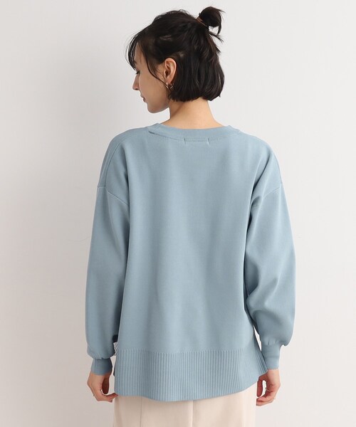 SHOO・LA・RUE（シューラルー）の「◆【季節の変わり目にちょうど良い】レイヤード風スポンディッシュニット（ニット/セーター・レディース・アイボリー系2/ブルー系7/ブラック系2・00）」の6枚目の写真