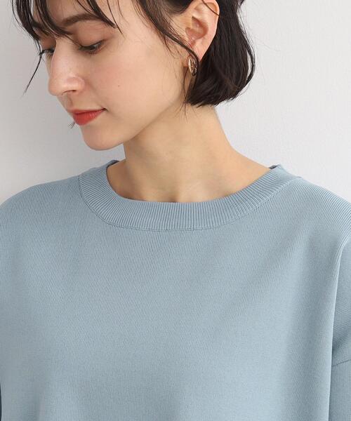 SHOO・LA・RUE（シューラルー）の「◆【季節の変わり目にちょうど良い】レイヤード風スポンディッシュニット（ニット/セーター・レディース・アイボリー系2/ブルー系7/ブラック系2・00）」の7枚目の写真