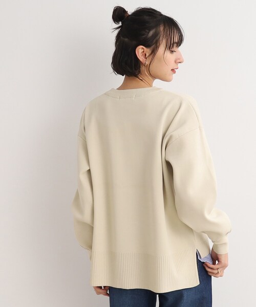 SHOO・LA・RUE（シューラルー）の「◆【季節の変わり目にちょうど良い】レイヤード風スポンディッシュニット（ニット/セーター・レディース・アイボリー系2/ブルー系7/ブラック系2・00）」の12枚目の写真