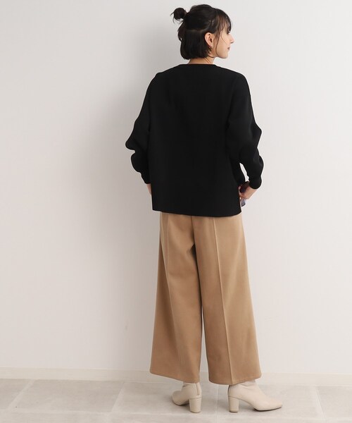 SHOO・LA・RUE（シューラルー）の「◆【季節の変わり目にちょうど良い】レイヤード風スポンディッシュニット（ニット/セーター・レディース・アイボリー系2/ブルー系7/ブラック系2・00）」の21枚目の写真