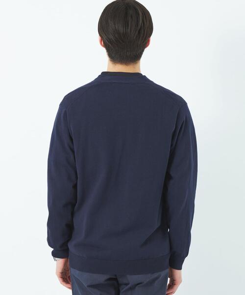 green label relaxing（グリーンレーベルリラクシング）の「スビンHT テンジク Vネック カーディガン（カーディガン/ボレロ・メンズ・ライム/ネイビー/ベージュ・L/XL/M/S）」の10枚目の写真