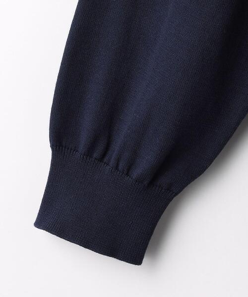 green label relaxing（グリーンレーベルリラクシング）の「スビンHT テンジク Vネック カーディガン（カーディガン/ボレロ・メンズ・ライム/ネイビー/ベージュ・L/XL/M/S）」の15枚目の写真