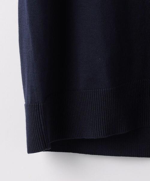 green label relaxing（グリーンレーベルリラクシング）の「スビンHT テンジク Vネック カーディガン（カーディガン/ボレロ・メンズ・ライム/ネイビー/ベージュ・L/XL/M/S）」の16枚目の写真