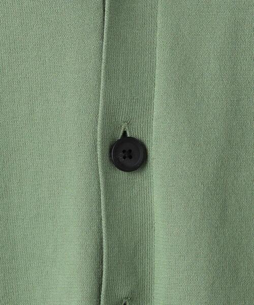 green label relaxing（グリーンレーベルリラクシング）の「スビンHT テンジク Vネック カーディガン（カーディガン/ボレロ・メンズ・ライム/ネイビー/ベージュ・L/XL/M/S）」の21枚目の写真