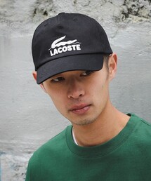 LACOSTE | LACOSTE for BEAMS / 別注 スイム ロゴ キャップ(キャップ)