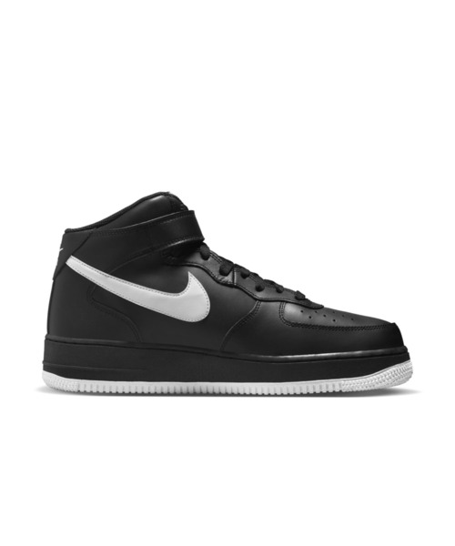 NIKE（ナイキ）の「ナイキ エア フォース 1 MID ‘07 メンズシューズ / Nike Air Force 1 Mid '07 Men's Shoes＜24-30cm 展開＞（スニーカー・メンズ・ブラック/ホワイト/ホワイト系その他2・24.5/24/26.5/28/26/27/28.5/29/27.5/25.5/25/30/29.5）」の7枚目の写真