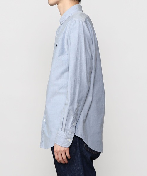 GYMPHLEX（ジムフレックス）の「Gymphlex | 長袖ボタンダウンシャツ SOLID MEN（シャツ/ブラウス・メンズ・ブルー/ホワイト・M/L/XL/S）」の7枚目の写真