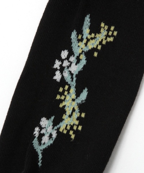 studio CLIP（スタディオクリップ）の「バックアートフラワータイツ（タイツ/ストッキング・レディース・ブラック/ネイビー・FREE）」の8枚目の写真