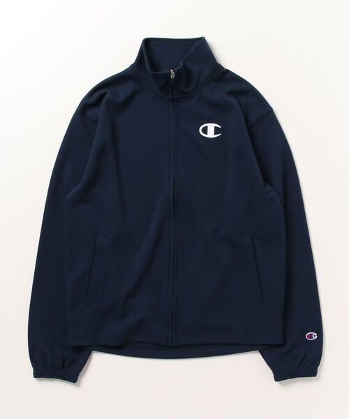 Champion 青 ジャージ ジャケット L Champion - Champion ロゴ