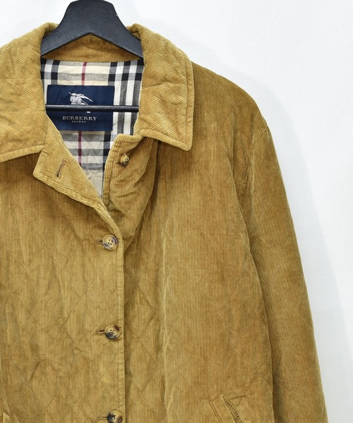 BURBERRY（バーバリー）の「【ヴィンテージ古着】BURBERRY LONDONN/バーバリー キルティング コーデュロイジャケット（ブルゾン・メンズ・ブラウン・LARGE）」の2枚目の写真