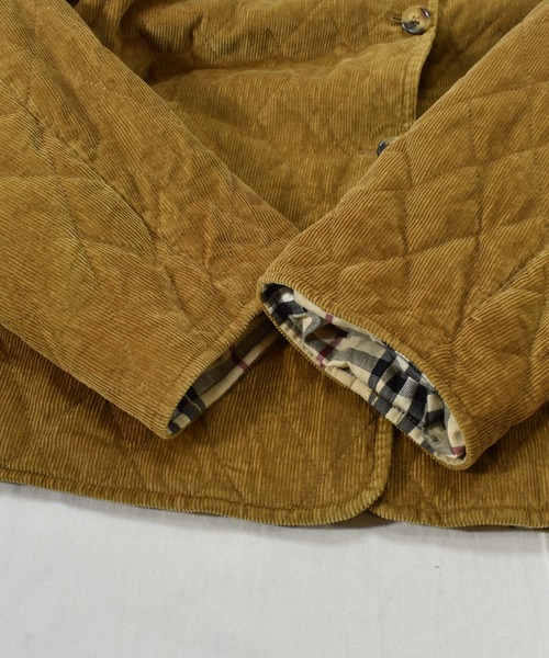 BURBERRY（バーバリー）の「【ヴィンテージ古着】BURBERRY LONDONN/バーバリー キルティング コーデュロイジャケット（ブルゾン・メンズ・ブラウン・LARGE）」の6枚目の写真
