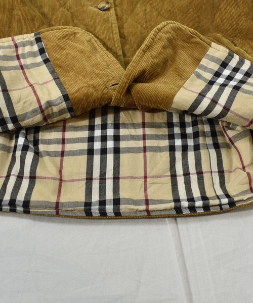 BURBERRY（バーバリー）の「【ヴィンテージ古着】BURBERRY LONDONN/バーバリー キルティング コーデュロイジャケット（ブルゾン・メンズ・ブラウン・LARGE）」の9枚目の写真