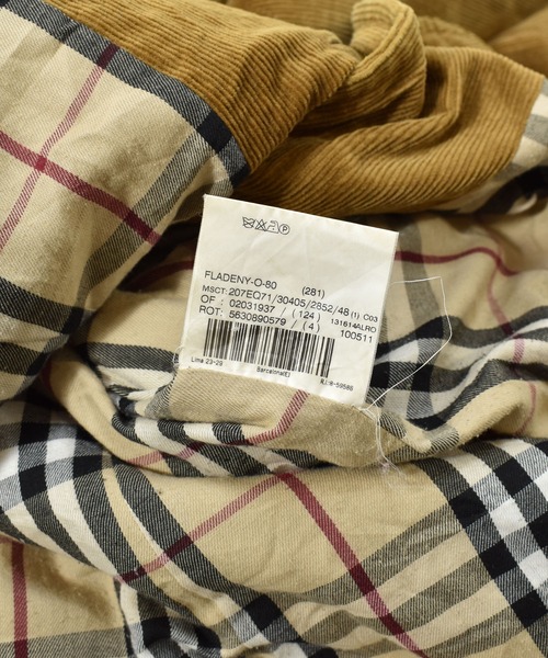 BURBERRY（バーバリー）の「【ヴィンテージ古着】BURBERRY LONDONN/バーバリー キルティング コーデュロイジャケット（ブルゾン・メンズ・ブラウン・LARGE）」の7枚目の写真
