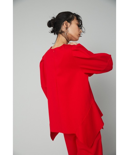 HeRIN.CYE - ポンチボリュームスリーブトップ　ヘリンドットサイ Ponte volume sleeve tops (ポンチ ボリュームスリーブ トップス