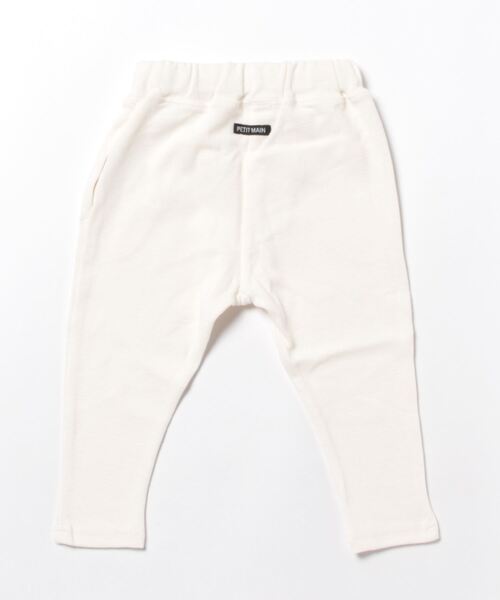 petit main（プティマイン）の「フライスサルエルパンツ（その他パンツ・キッズ・アイボリー/オレンジ/ブラック/オフホワイト/ライトグリーン/ベージュ・110cm/120cm/90cm/100cm/80ｃｍ）」の7枚目の写真