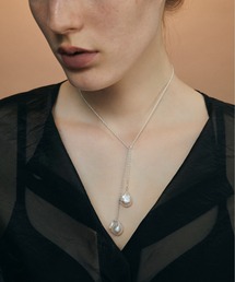 【IRIS 47】baroque pearl lariat necklce IP4 ※