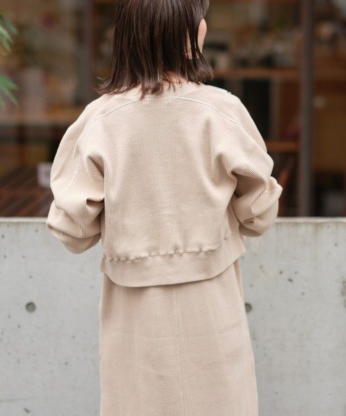 CIAOPANIC TYPY(チャオパニックティピー)の「【ドットボタンカーディガン付き】ノースリーブワンピース(ワンピース・レディース・ブラック/ブルー/ベージュ/アイボリー・ONE SIZE)」の7枚目の写真