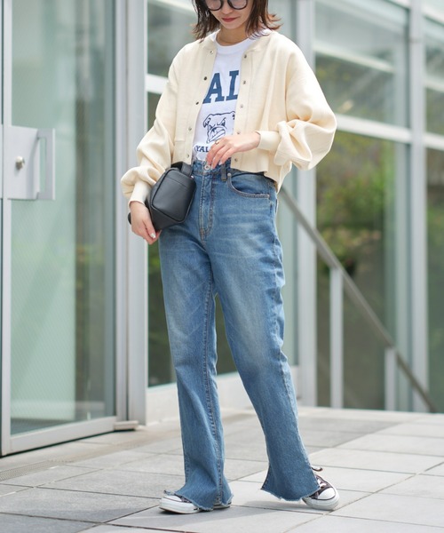 CIAOPANIC TYPY(チャオパニックティピー)の「【ドットボタンカーディガン付き】ノースリーブワンピース(ワンピース・レディース・ブラック/ブルー/ベージュ/アイボリー・ONE SIZE)」の19枚目の写真