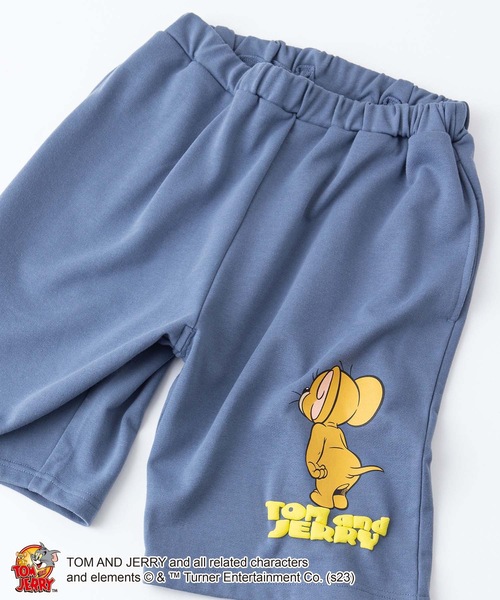 Tom&Jerry(トムアンドジェリー)の「【OUTDOOR PRODUCTS/アウトドアプロダクツ】【TOM AND JERRY/トムとジェリー】 別注 ミニ裏毛 ショートパンツ(その他パンツ・メンズ・ブラック/ブルー系その他/オフホワイト・X-LARGE/SMALL/LARGE/MEDIUM)」の1枚目の写真