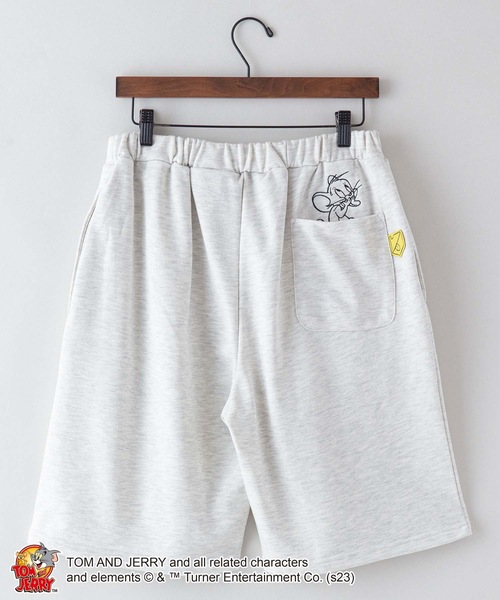 Tom&Jerry(トムアンドジェリー)の「【OUTDOOR PRODUCTS/アウトドアプロダクツ】【TOM AND JERRY/トムとジェリー】 別注 ミニ裏毛 ショートパンツ(その他パンツ・メンズ・ブラック/ブルー系その他/オフホワイト・X-LARGE/SMALL/LARGE/MEDIUM)」の5枚目の写真