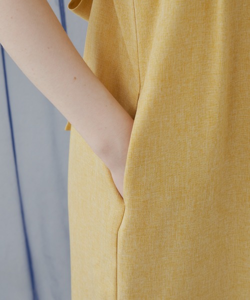 MERLOT（メルロー）の「バックリボンワイドサロペット（サロペット/オーバーオール・レディース・ブラック/イエロー・FREE）」の14枚目の写真