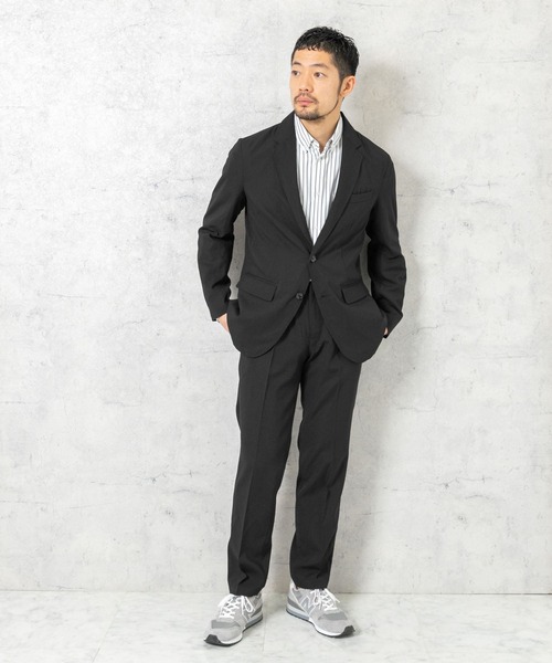 URBAN RESEARCH ROSSO MEN（アーバンリサーチロッソメン）の「『一部WEB限定カラー』『XLサイズあり』ウォッシャブルリネンライクセットアップ（セットアップ・メンズ・ブラック/チャコールグレー/ブラウン・MEDIUM/LARGE/X-LARGE）」の14枚目の写真