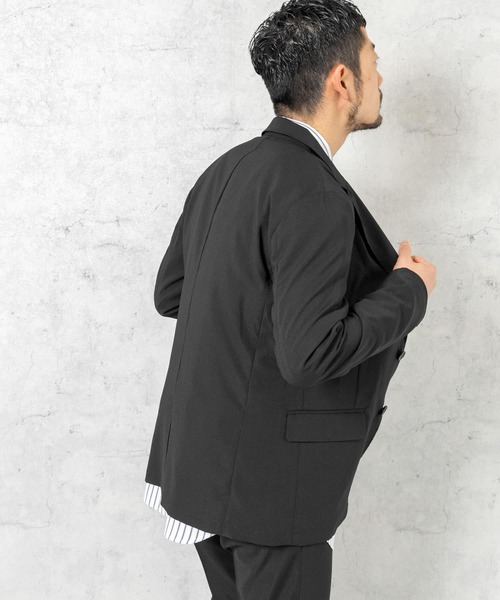 URBAN RESEARCH ROSSO MEN（アーバンリサーチロッソメン）の「『一部WEB限定カラー』『XLサイズあり』ウォッシャブルリネンライクセットアップ（セットアップ・メンズ・ブラック/チャコールグレー/ブラウン・MEDIUM/LARGE/X-LARGE）」の19枚目の写真