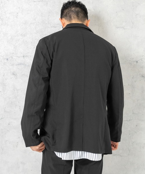 URBAN RESEARCH ROSSO MEN（アーバンリサーチロッソメン）の「『一部WEB限定カラー』『XLサイズあり』ウォッシャブルリネンライクセットアップ（セットアップ・メンズ・ブラック/チャコールグレー/ブラウン・MEDIUM/LARGE/X-LARGE）」の20枚目の写真
