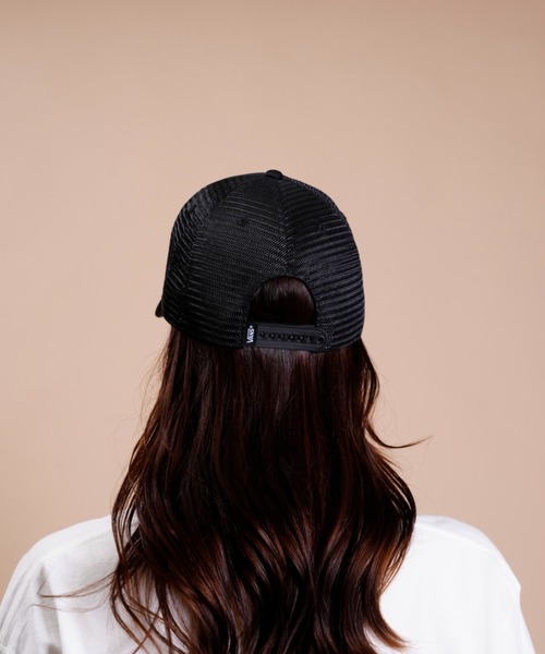 VANS（バンズ）の「VANS/バンズ キャップ ワッペン メッシュ 123R1160400（キャップ・メンズ・ブラック・FREE）」の5枚目の写真