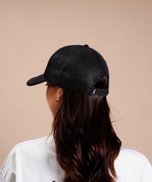 VANS（バンズ）の「VANS/バンズ キャップ ワッペン メッシュ 123R1160400（キャップ・メンズ・ブラック・FREE）」の4枚目の写真