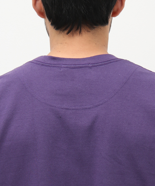 POLYPLOID（ポリプロイド）の「【POLYPLOID / ポリプロイド】OVERSIZE T SHIRT C ムジ（Tシャツ/カットソー・メンズ・ブラック/パープル・2/3）」の5枚目の写真