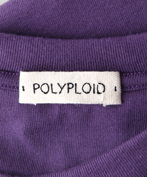 POLYPLOID（ポリプロイド）の「【POLYPLOID / ポリプロイド】OVERSIZE T SHIRT C ムジ（Tシャツ/カットソー・メンズ・ブラック/パープル・2/3）」の12枚目の写真