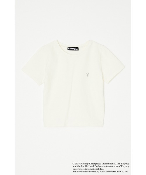 PLAYBOY（プレイボーイ）の「PLAYBOY×LAGUA MOTIF TEE（Tシャツ/カットソー・レディース・ブラック/ホワイト/レッド/グレイッシュベージュ・FREE）」の17枚目の写真