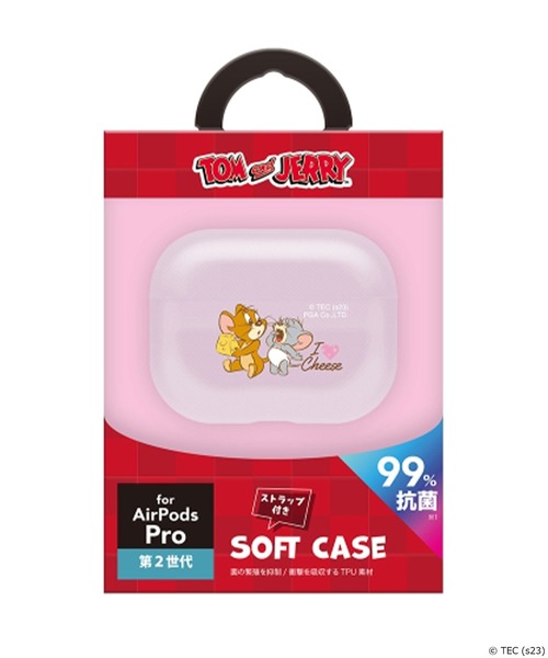 Tom&Jerry(トムアンドジェリー)の「【公式】トムとジェリー ソフトクリアケース AirPodsPro2対応(ヘッドフォン/イヤホン・レディース・その他1/その他2・FREE)」の3枚目の写真