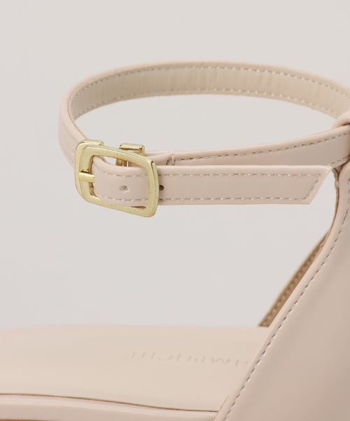 Simplicite（サンプリシテ）の「バイカラーフラットサンダル（サンダル・レディース・ピンク/ベージュ・LARGE/SMALL/MEDIUM）」の9枚目の写真