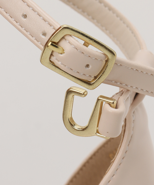 Simplicite（サンプリシテ）の「バイカラーフラットサンダル（サンダル・レディース・ピンク/ベージュ・LARGE/SMALL/MEDIUM）」の10枚目の写真