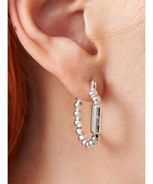 PAMEO POSE | 925 Ball Chain Hoops(ピアス（両耳用）)