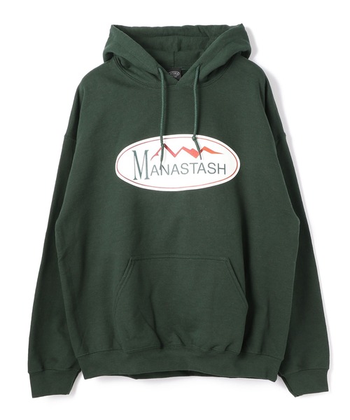 MANASTASH(マナスタッシュ)の「MANASTASH/マナスタッシュ/ClassicLogoHoodie/クラシックロゴパーカー(パーカー・メンズ・グリーン/ホワイト/ブラック・F/L/XL/M)」の3枚目の写真