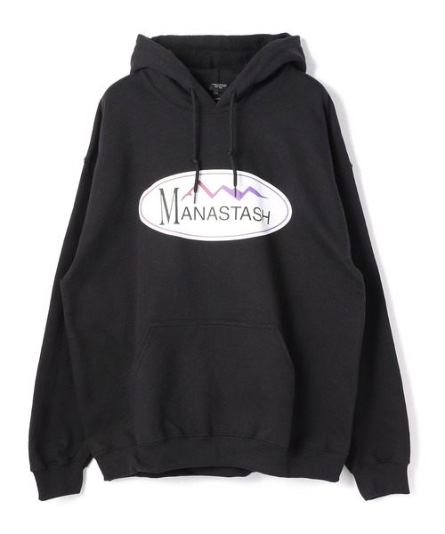 MANASTASH(マナスタッシュ)の「MANASTASH/マナスタッシュ/ClassicLogoHoodie/クラシックロゴパーカー(パーカー・メンズ・グリーン/ホワイト/ブラック・F/L/XL/M)」の2枚目の写真