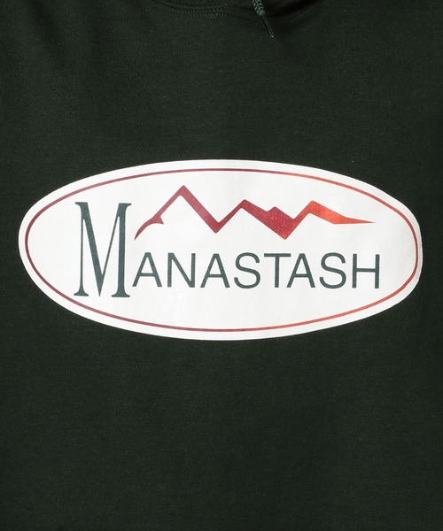 MANASTASH(マナスタッシュ)の「MANASTASH/マナスタッシュ/ClassicLogoHoodie/クラシックロゴパーカー(パーカー・メンズ・グリーン/ホワイト/ブラック・F/L/XL/M)」の17枚目の写真