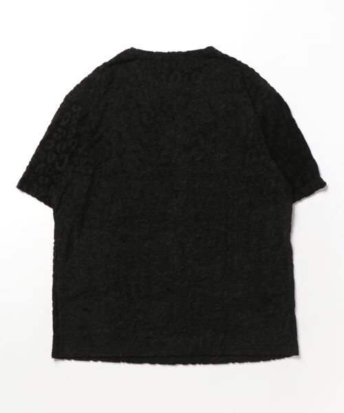 CERCA（チェルカ）の「bling leads/レオパード柄パイルJQDクルー/N Tee（Tシャツ/カットソー・メンズ・ブルー/ブラック/ホワイト・LARGE/MEDIUM）」の4枚目の写真