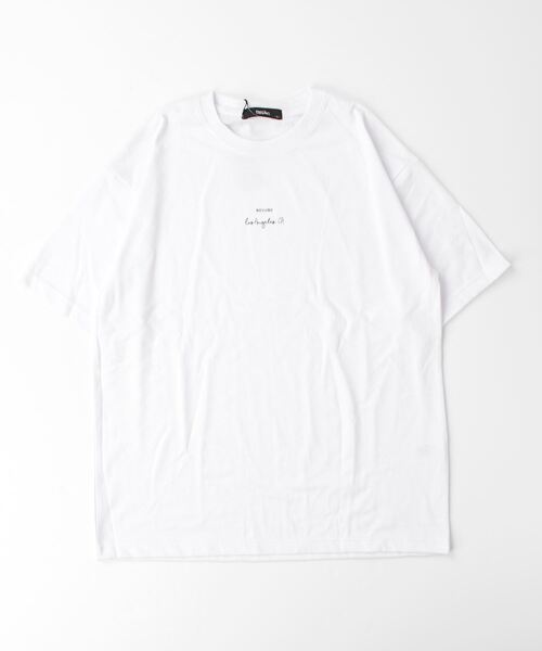 Mossimo(モッシモ)の「mossimo モッシモ 針抜き7分袖カーディガン+ロゴプリント半袖Tシャツ セット アンサンブル(カーディガン/ボレロ・メンズ・ブラック/グレイッシュベージュ・XL/L/M)」の4枚目の写真