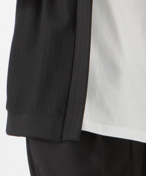 Mossimo(モッシモ)の「mossimo モッシモ 針抜き7分袖カーディガン+ロゴプリント半袖Tシャツ セット アンサンブル(カーディガン/ボレロ・メンズ・ブラック/グレイッシュベージュ・XL/L/M)」の12枚目の写真